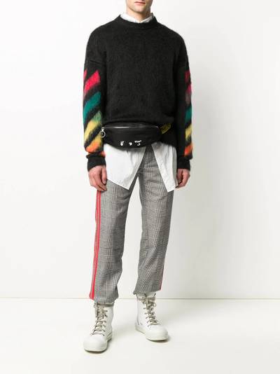 Off-White Arrows print brushed-effect jumper outlook