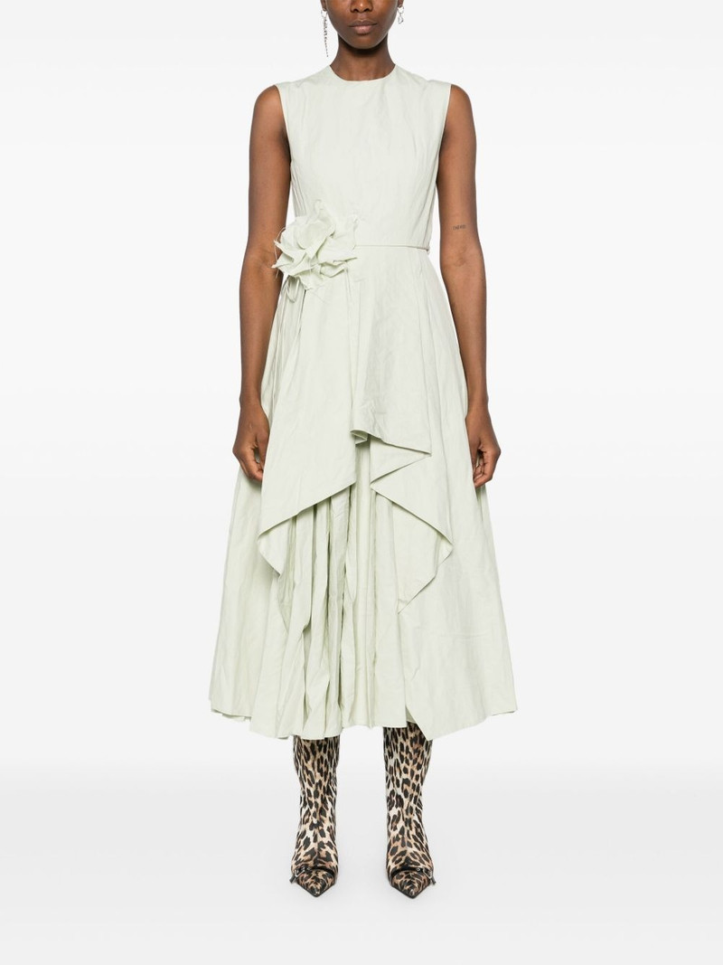 MARQUES’ALMEIDA wrinkled cotton midi dress outlook