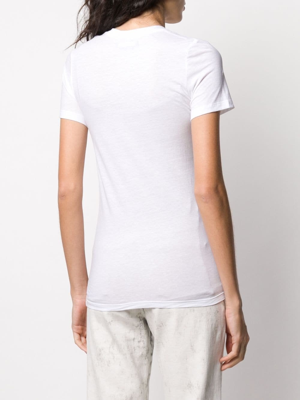 scoop-neck jersey T-shirt - 4