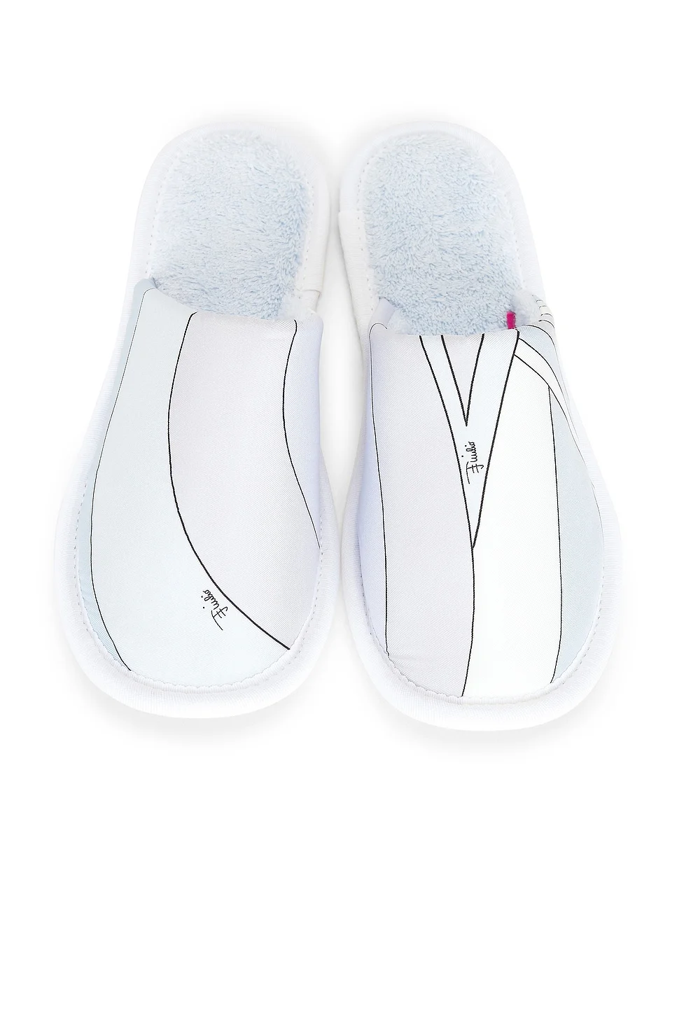 Silk Twill Slippers - 1