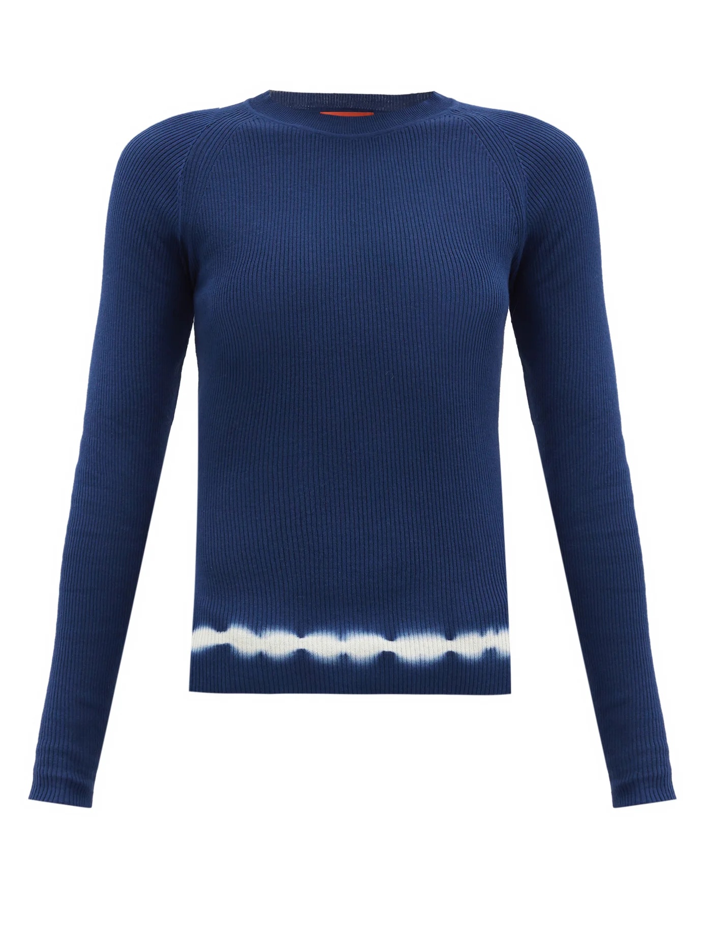 Kazuko Shibori-dye hem cotton sweater - 1