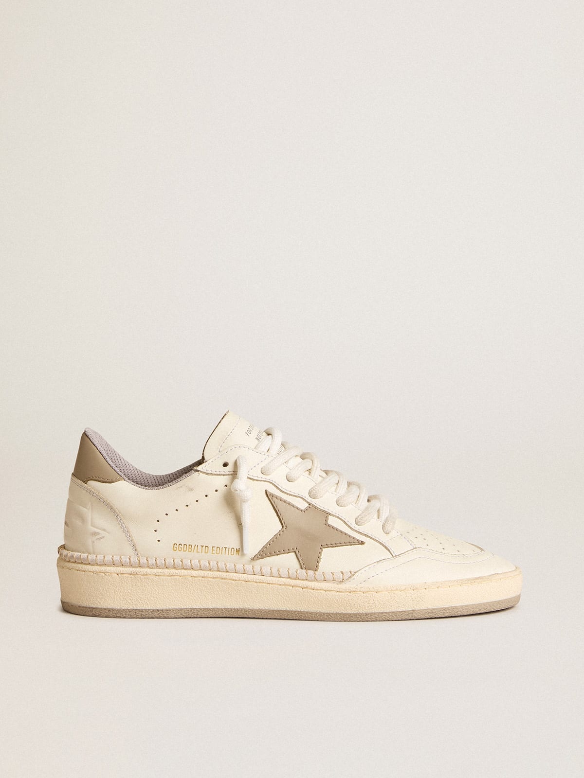 Ball Star LTD with khaki leather star and heel tab and stitching - 1