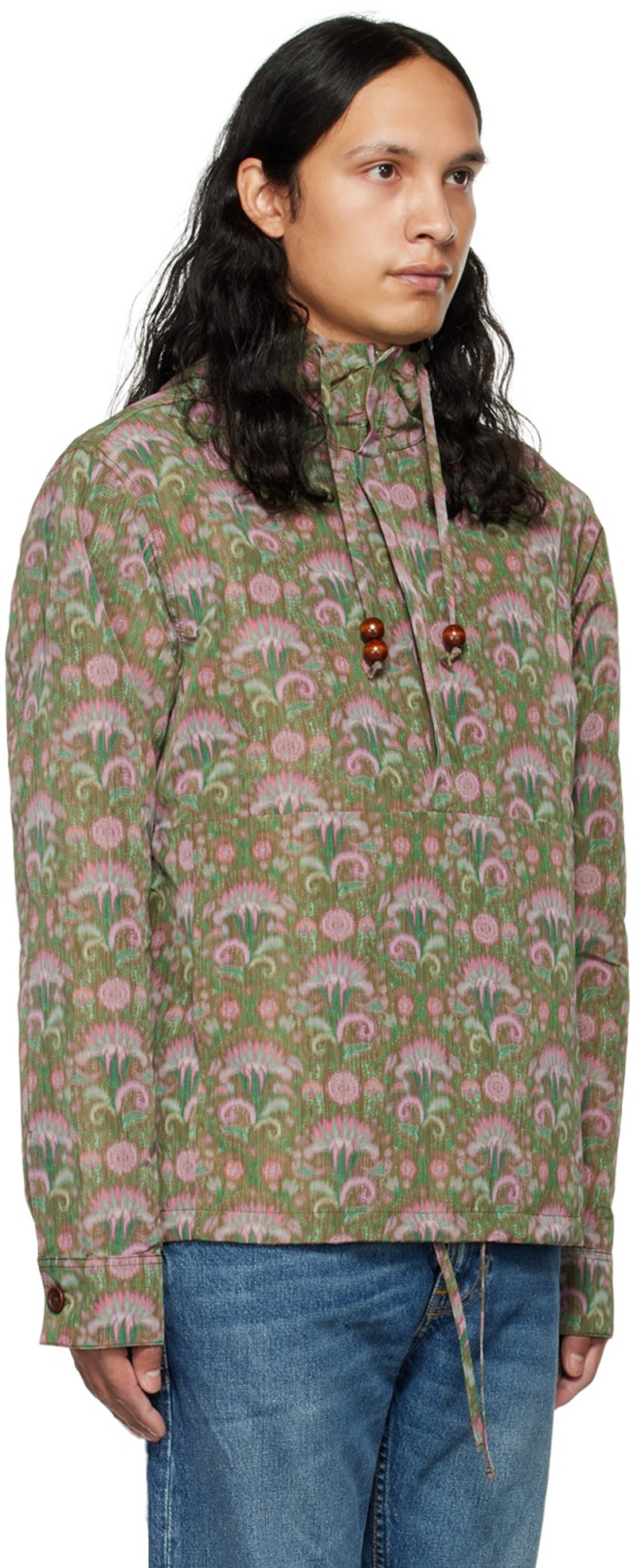 soulland Green Mario Anorak Jacket outlook