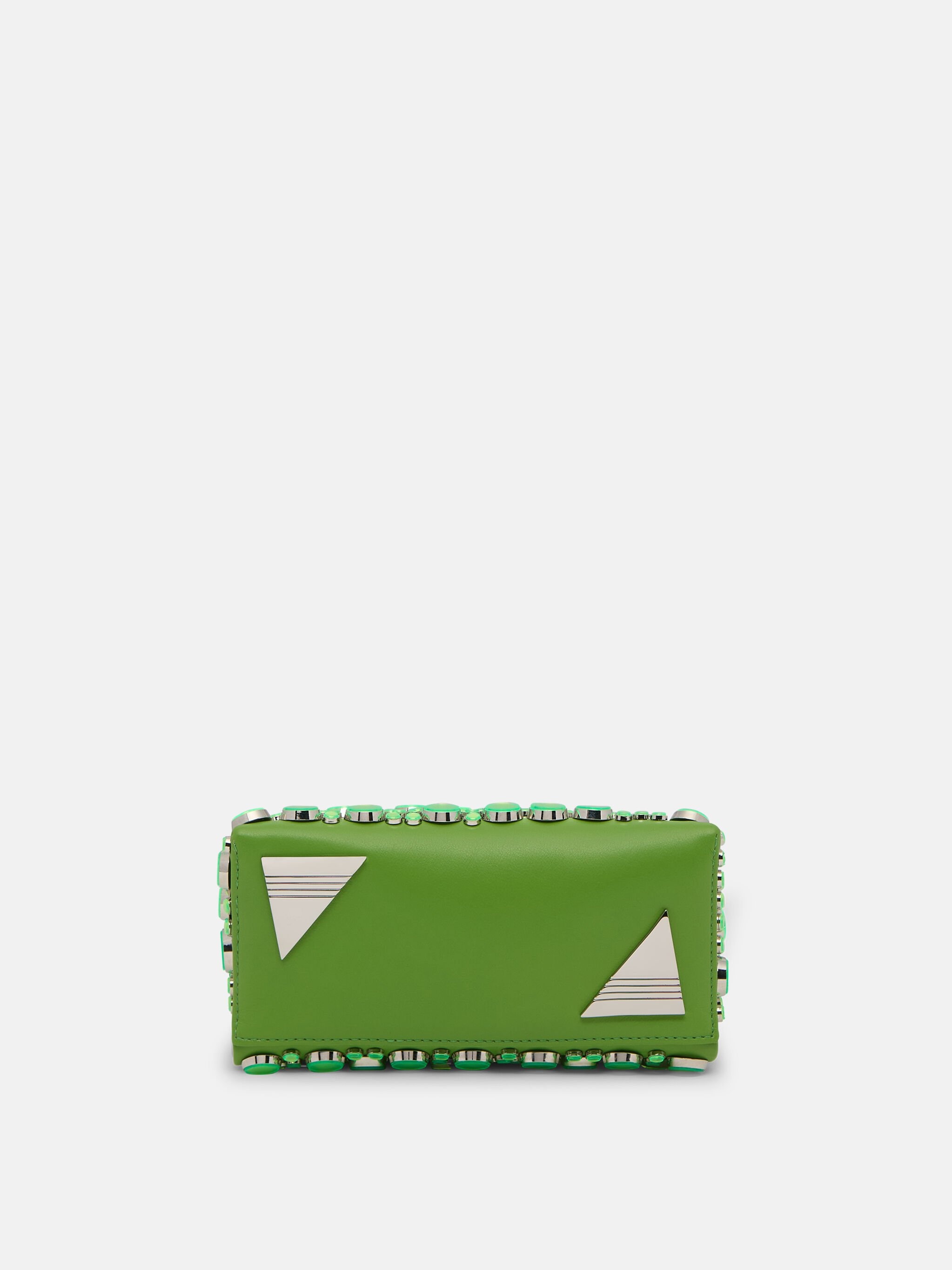 ''MIDNIGHT'' FLUO GREEN CLUTCH - 5