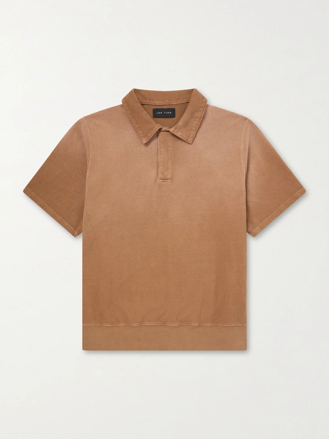 Banded Cotton-Piqué Tennis-Polo - 1
