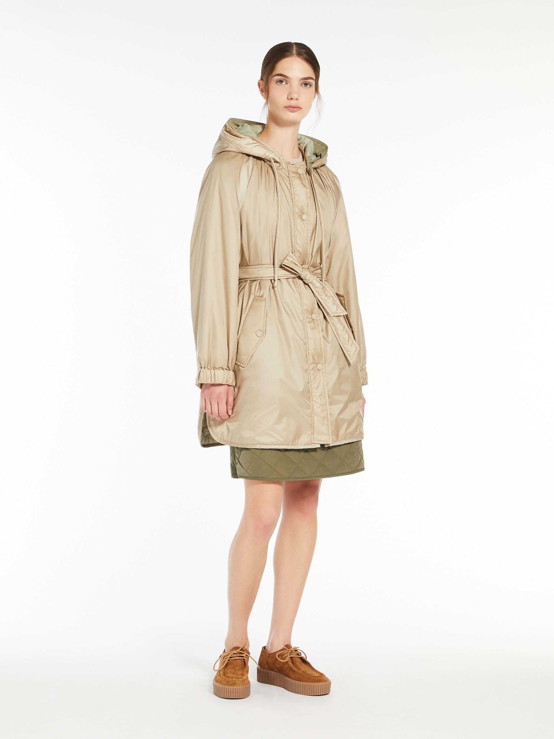 VERANDA Reversible water-repellent canvas parka - 5
