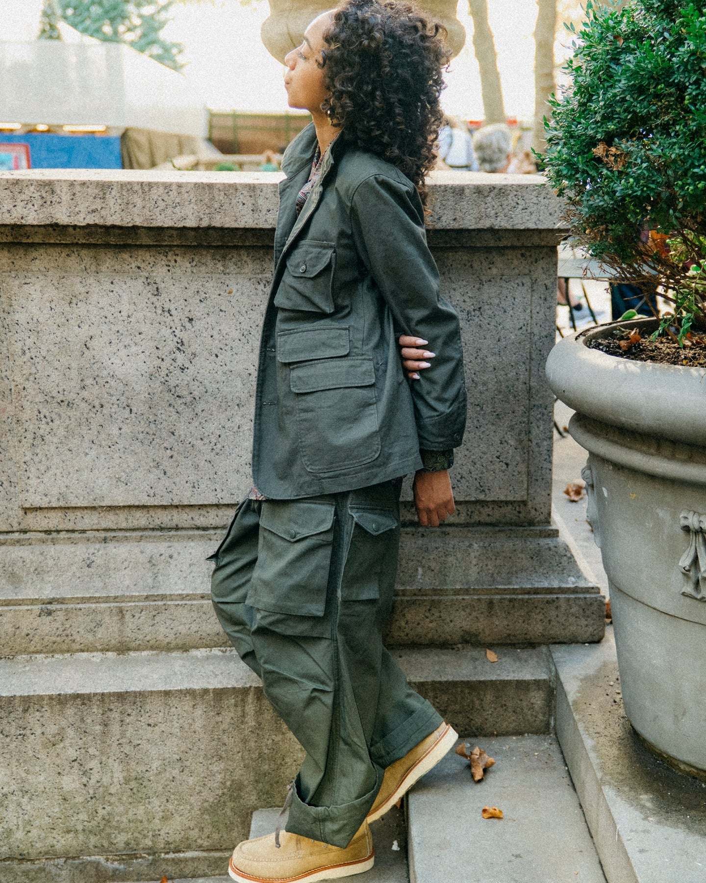 【ENGINEEREDGARMENTS】ミリタリーパンツ