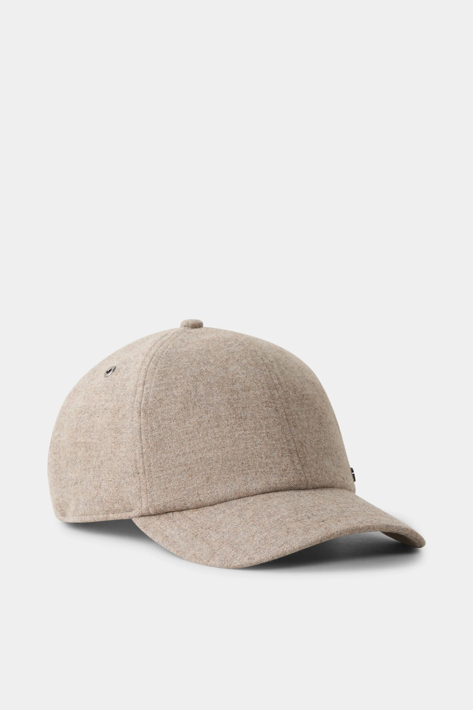 Ralf flannel cap in Taupe - 1
