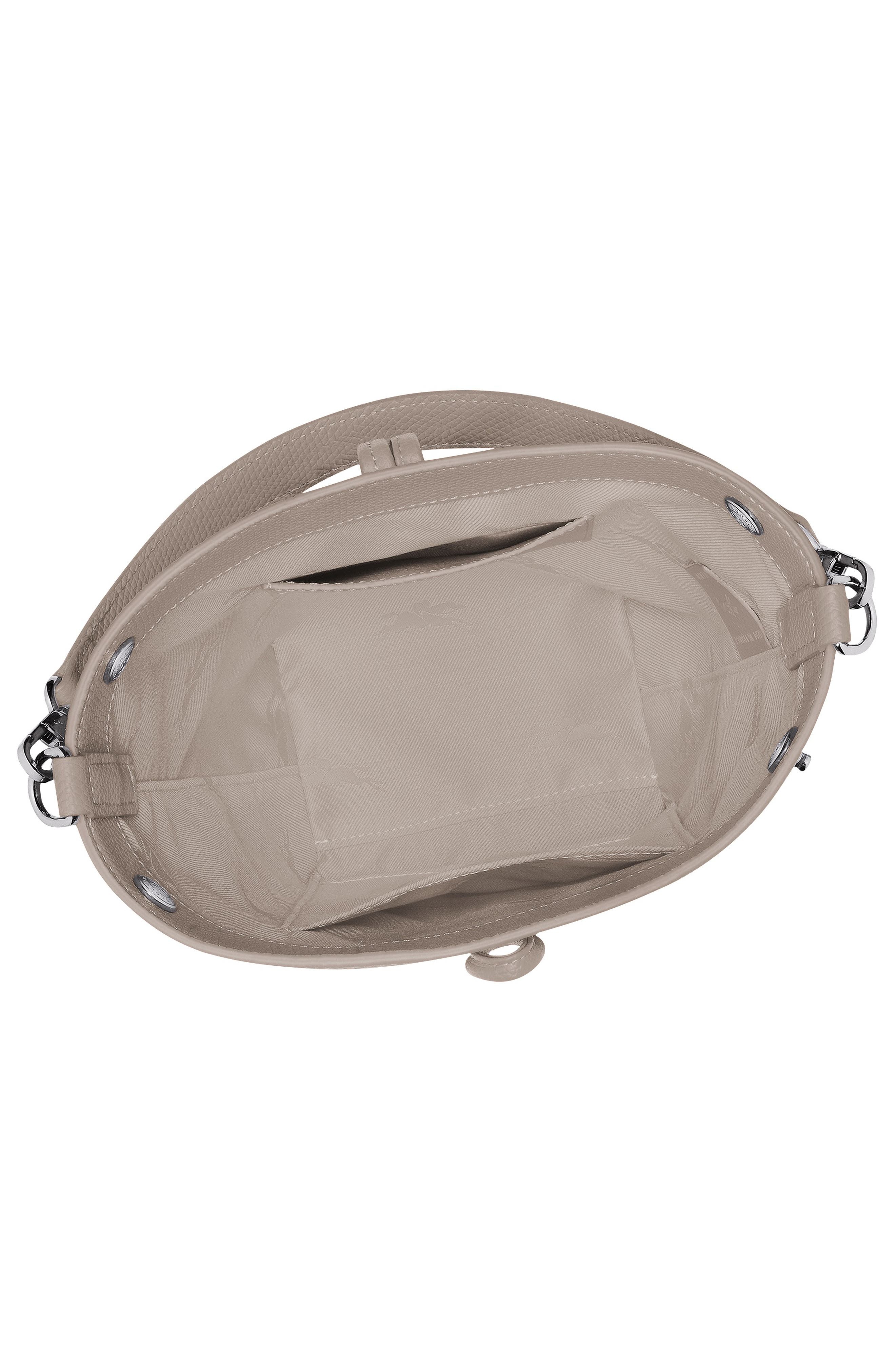 Longchamp Extra Small Le Roseau Leather Bucket Bag in Clay at Nordstrom - 4