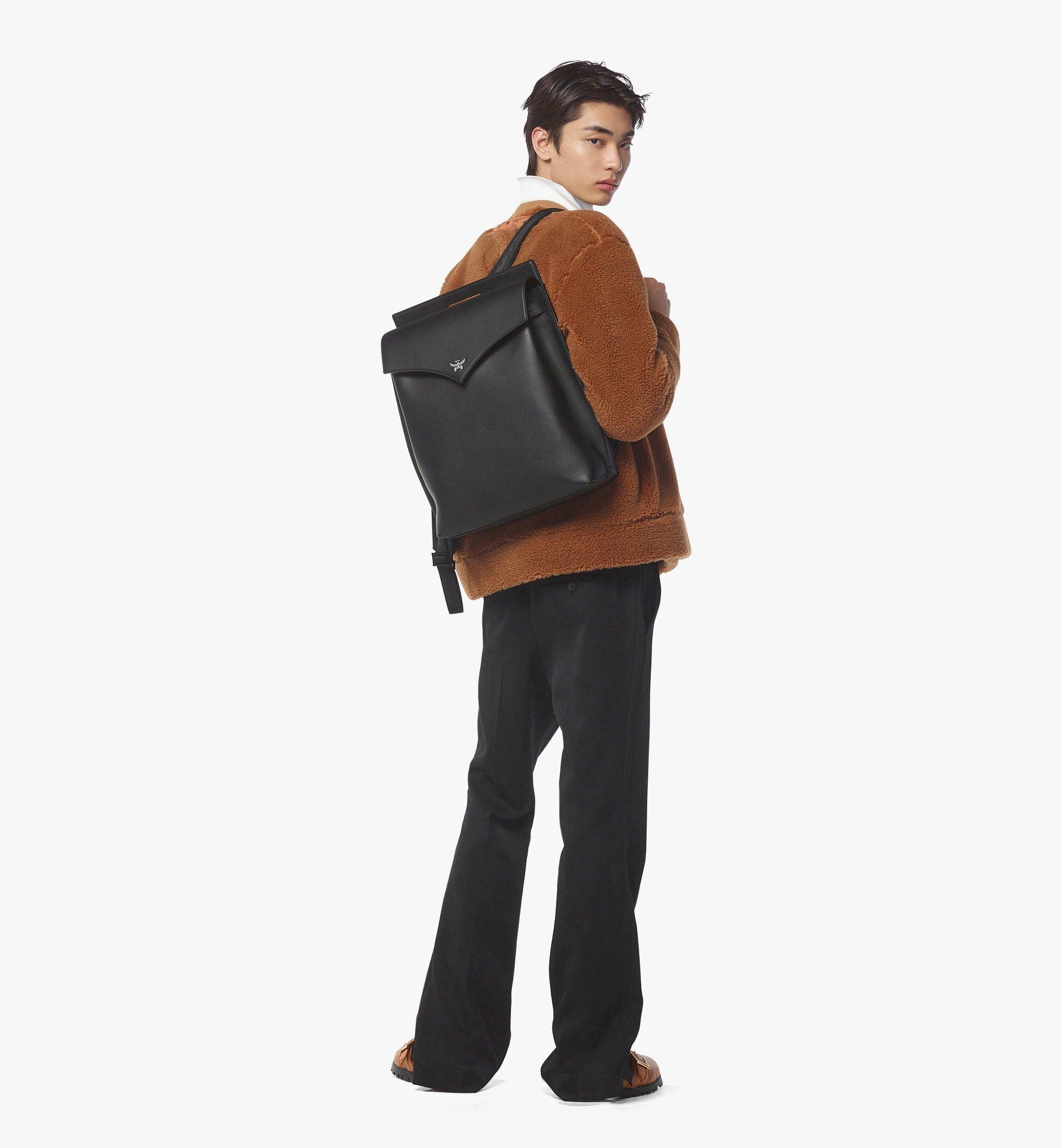 Diamond Backpack in Embossed Leather - 6