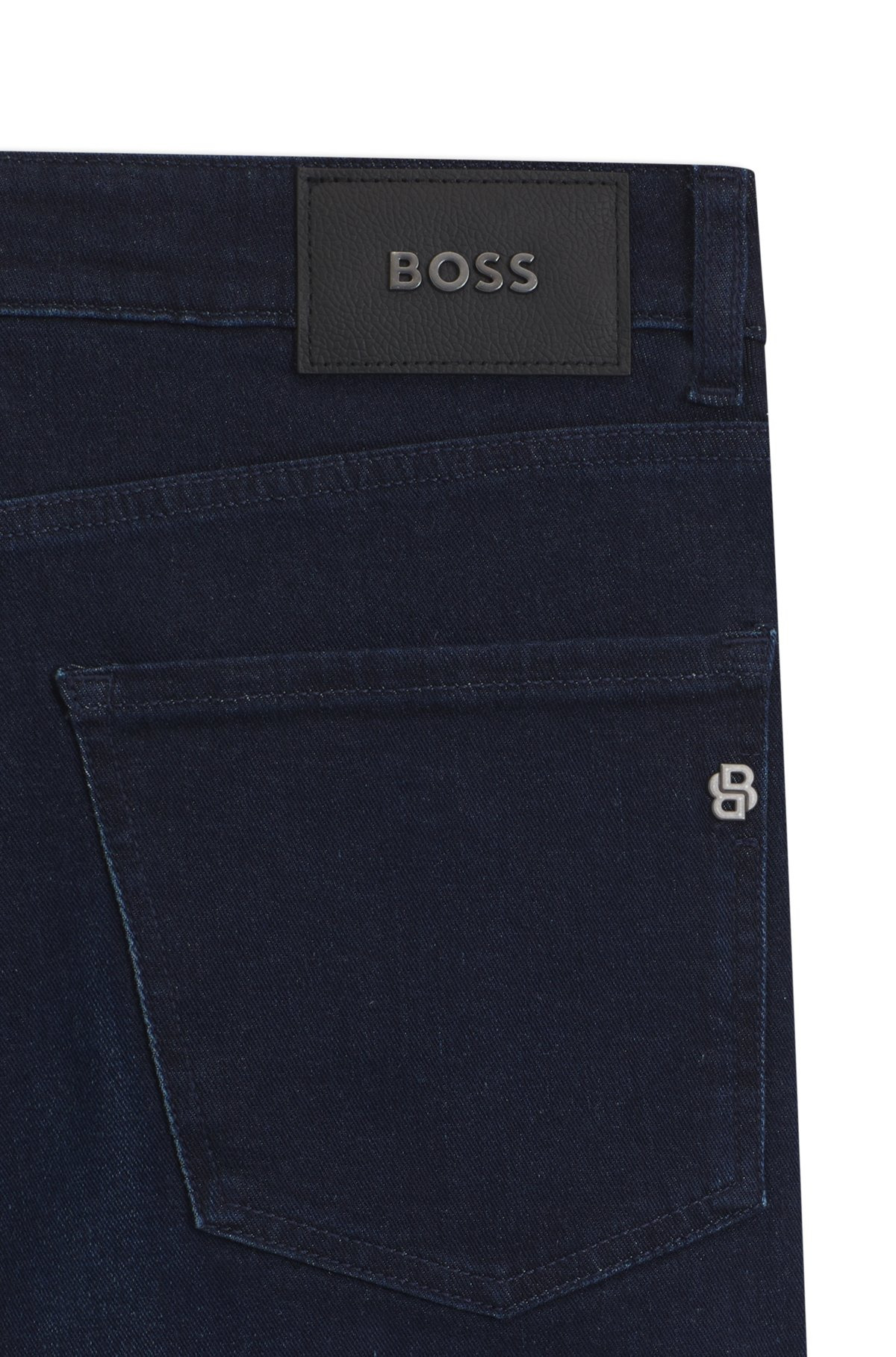 DELAWARE SLIM-FIT JEANS IN DARK-BLUE SUPER-SOFT DENIM - 6