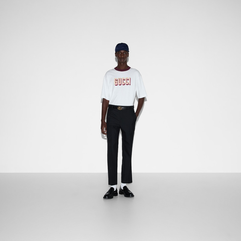 GUCCI Cotton jersey printed T-shirt outlook