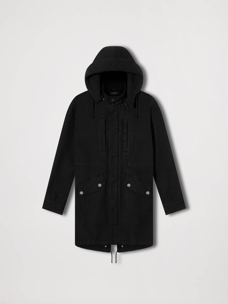 QUILTED FISHTAIL PARKA 1