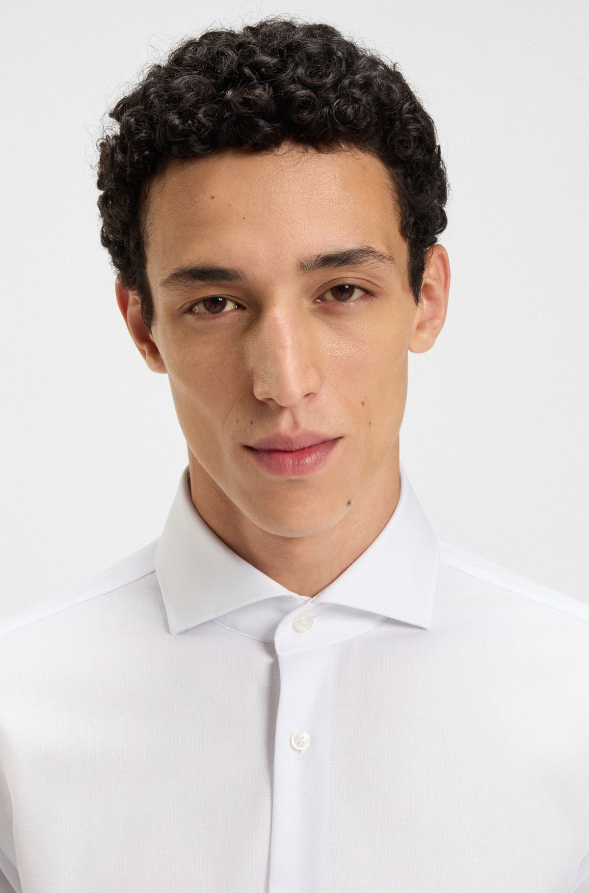 REGULAR-FIT SHIRT IN WRINKLE-RESISTANT OXFORD COTTON - 3