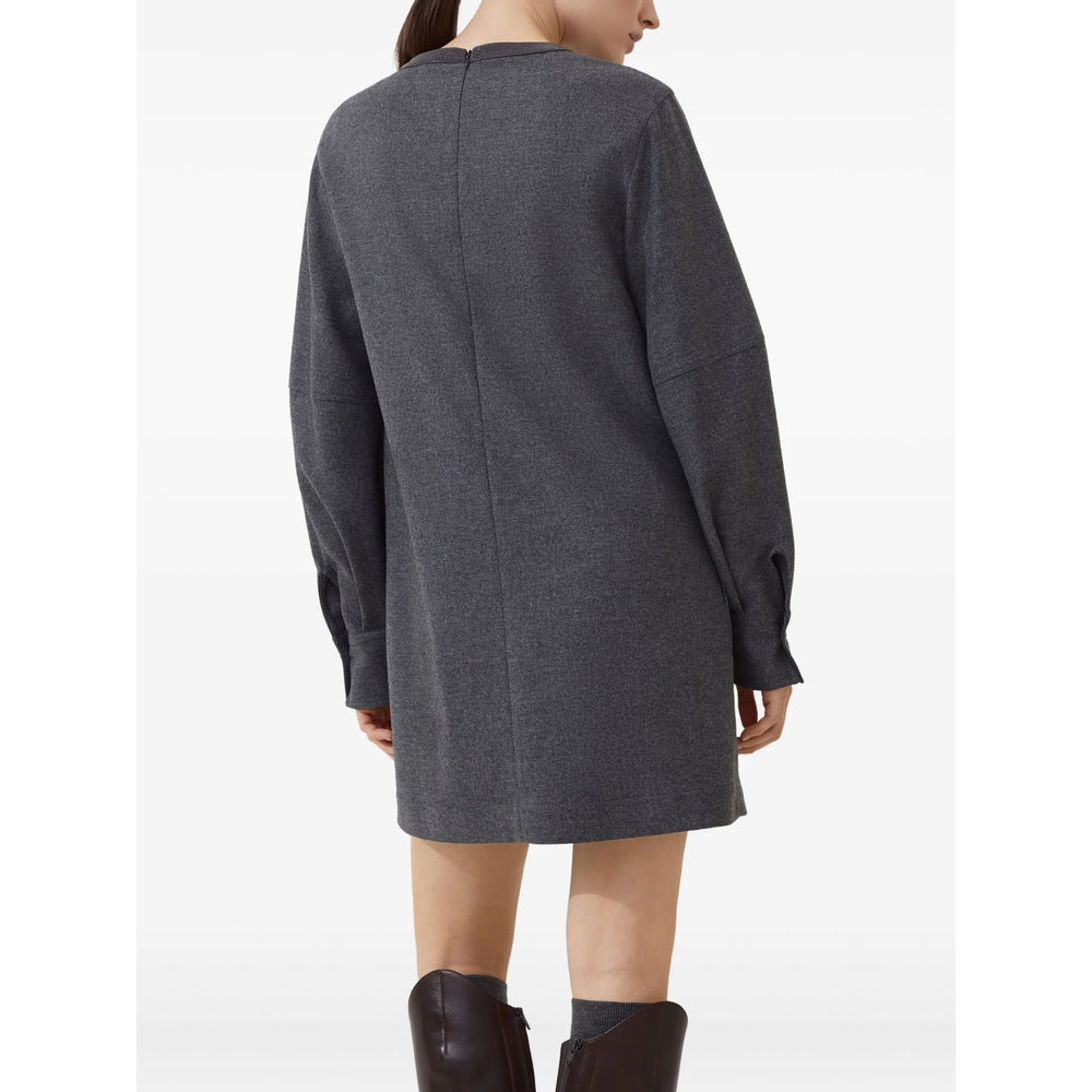Brunello Cucinelli Grey Dresses - Day Dresses Women - 3
