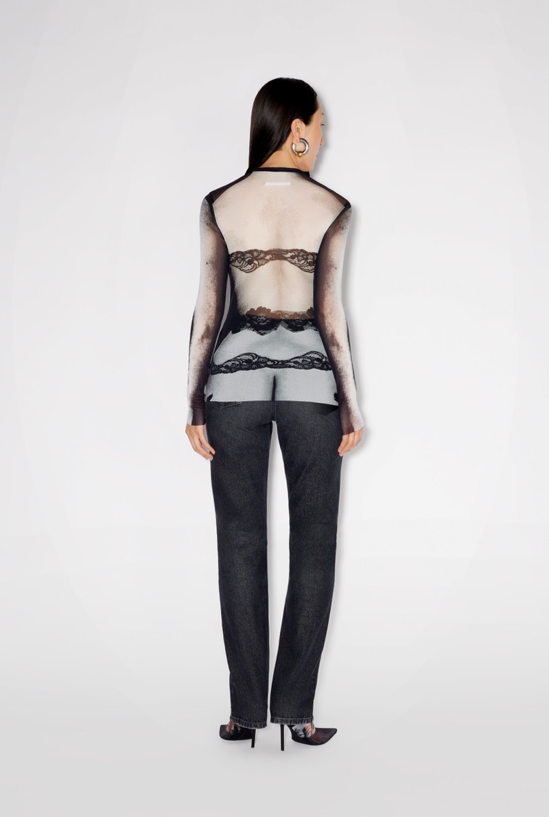 Jean Paul Gaultier THE BODY LACE MARINIÈRE TOP outlook