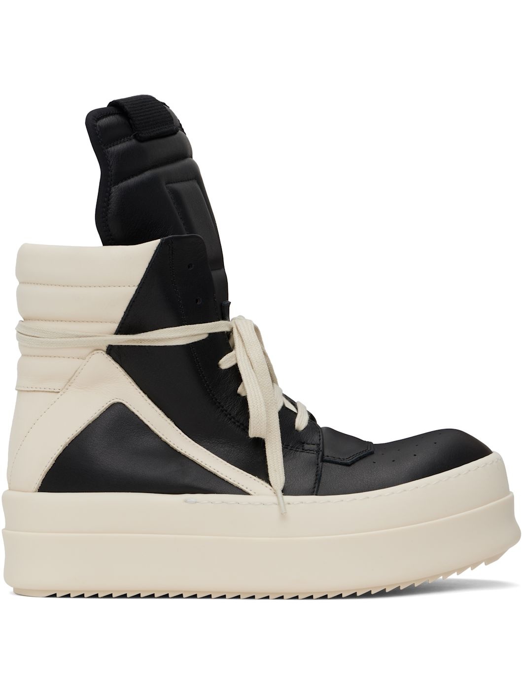 Black & Off-White Hollywood Mega Bumper Geobasket Sneakers - 1