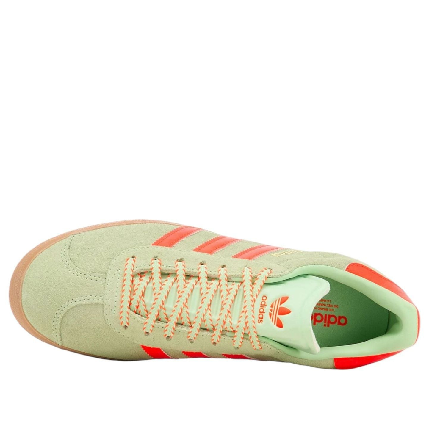 (WMNS) adidas Gazelle 'Semi Green Spark Solar Orange Gum' JH7212 - 4