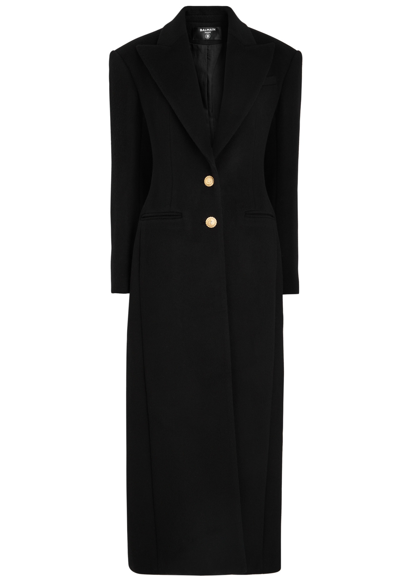 Wool and cashmere-blend coat - 1