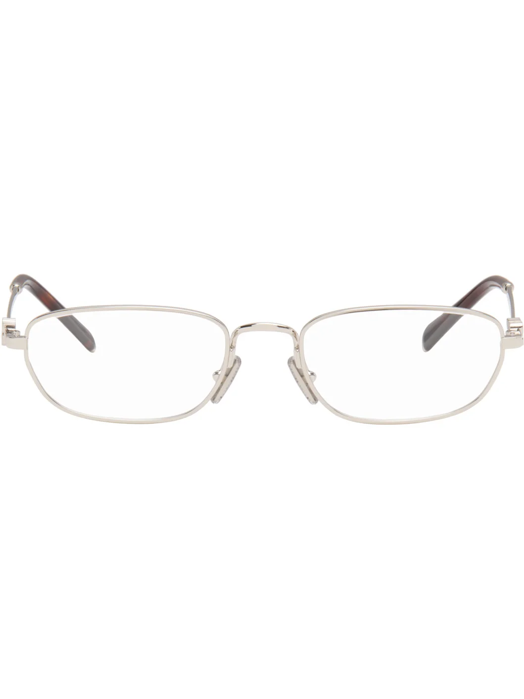 Silver Rectangular Glasses - 1
