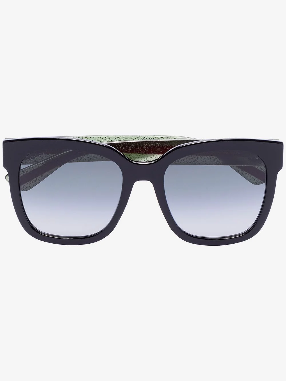 square-frame gradient sunglasses - 1