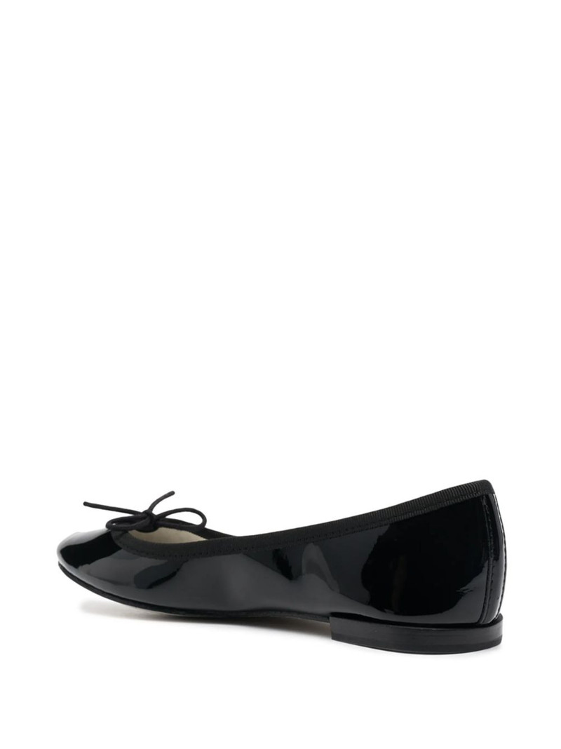 glossy flat ballerina shoes 3