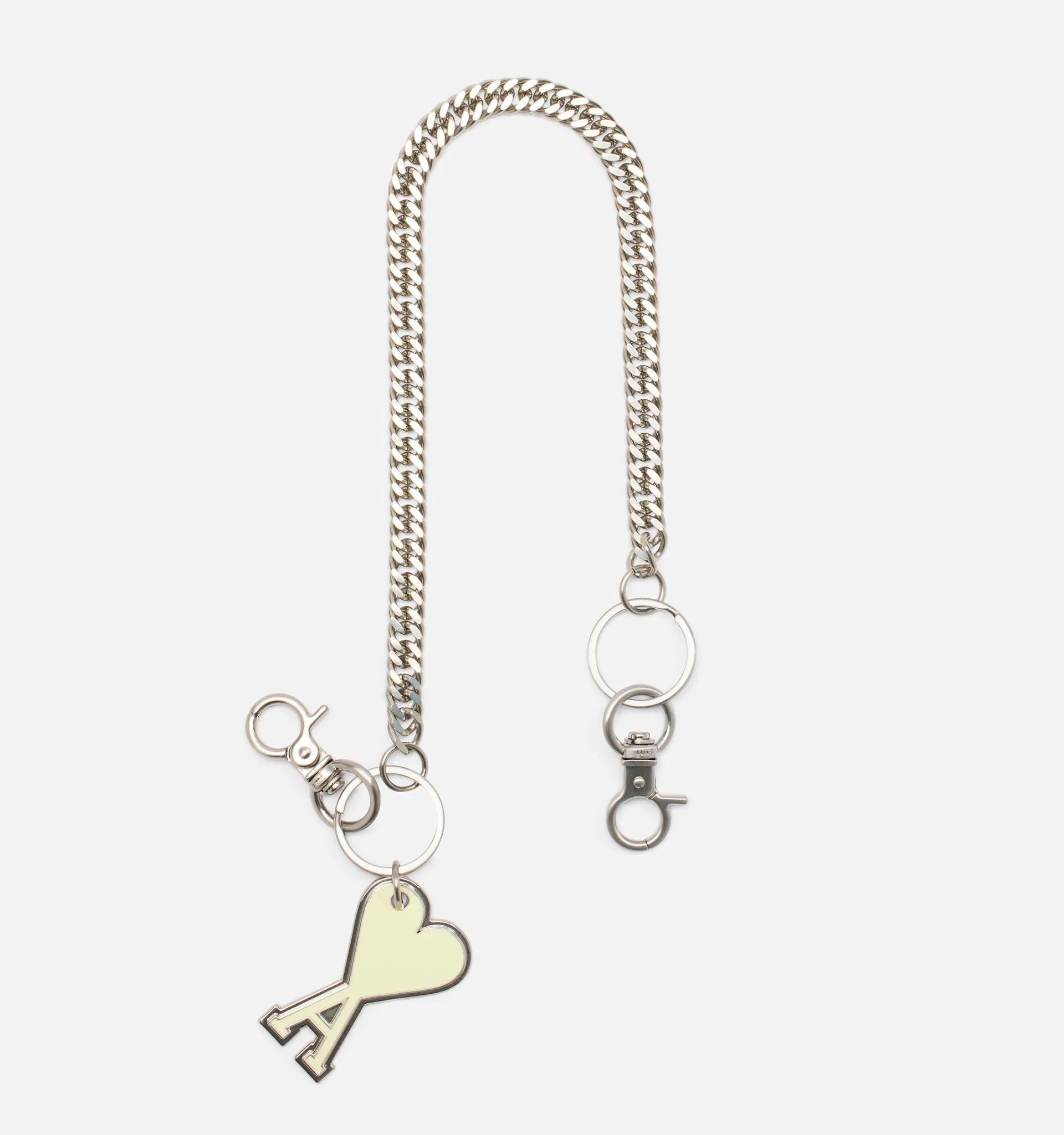 Plain Ami De Coeur Chain Keyring - 2