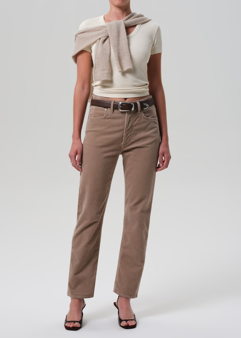 Maude U Neck Tee In Pashmina 6