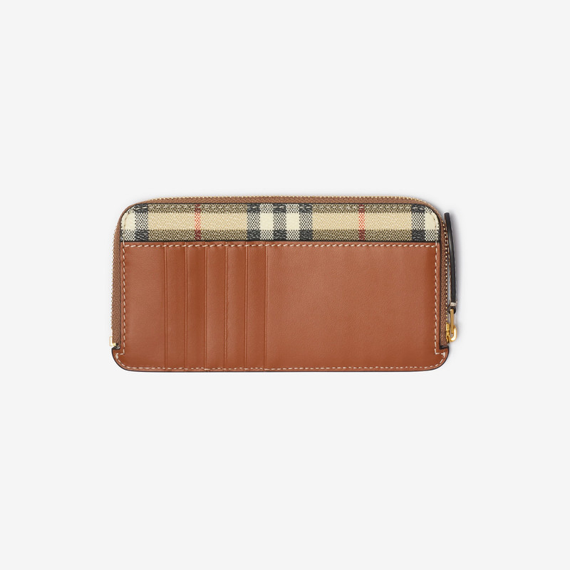 Burberry Large Check Zip Card Case outlook