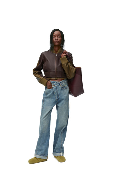 Loewe Deconstructed jeans in denim outlook