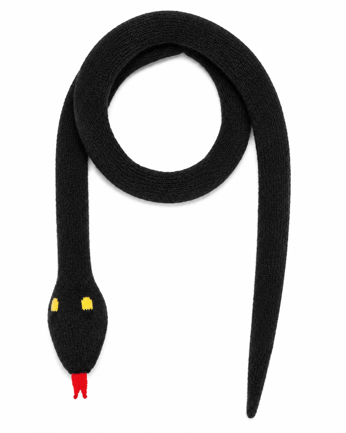SNAKE SCARF - COMB. I BLACK - 1