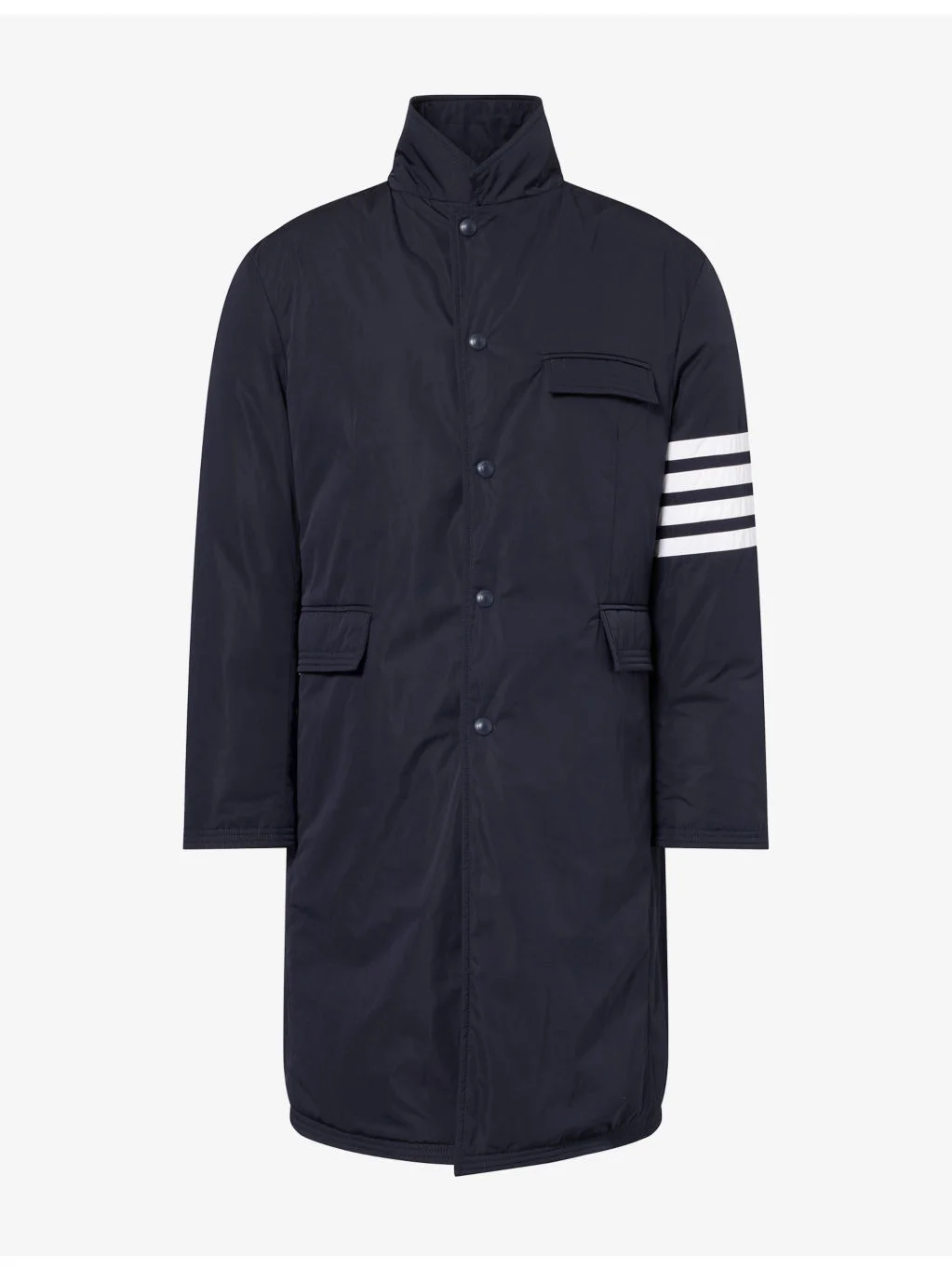 Brand-Stripe Padded Down Coat - 1
