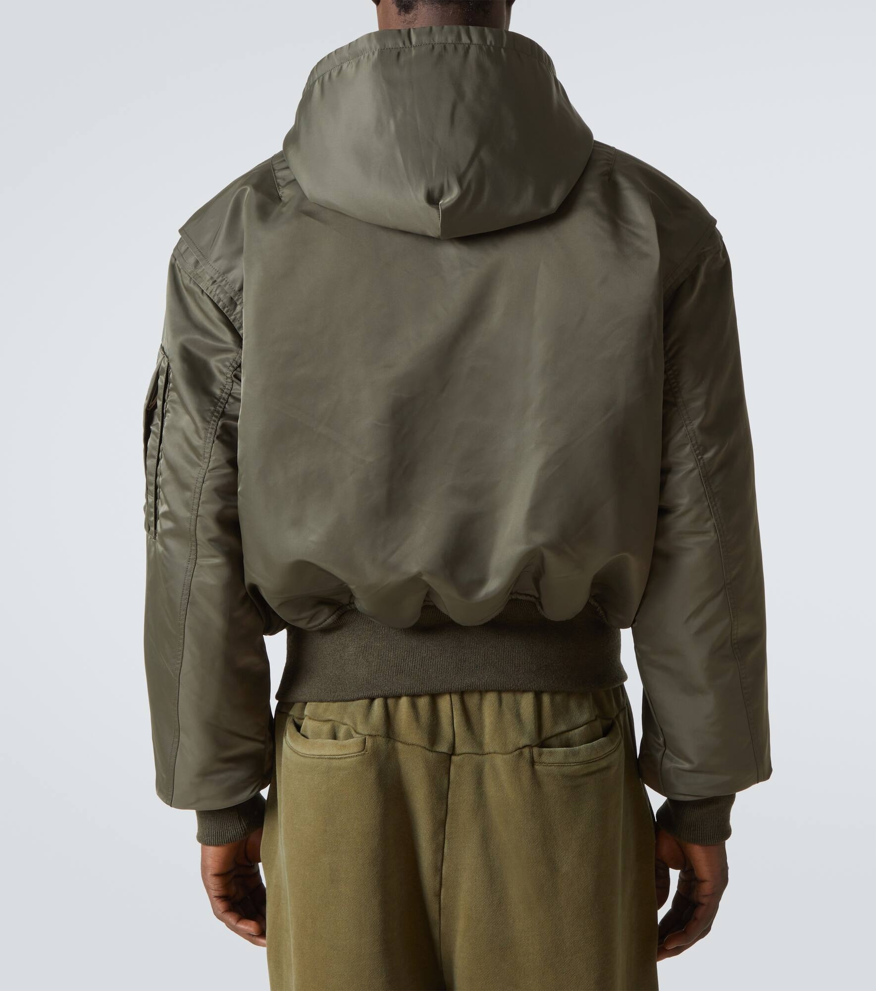 Hooded bomber jacket - 4