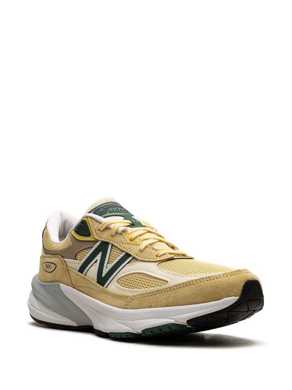 990 "Pale Yellow/Forest Green" sneakers - 2