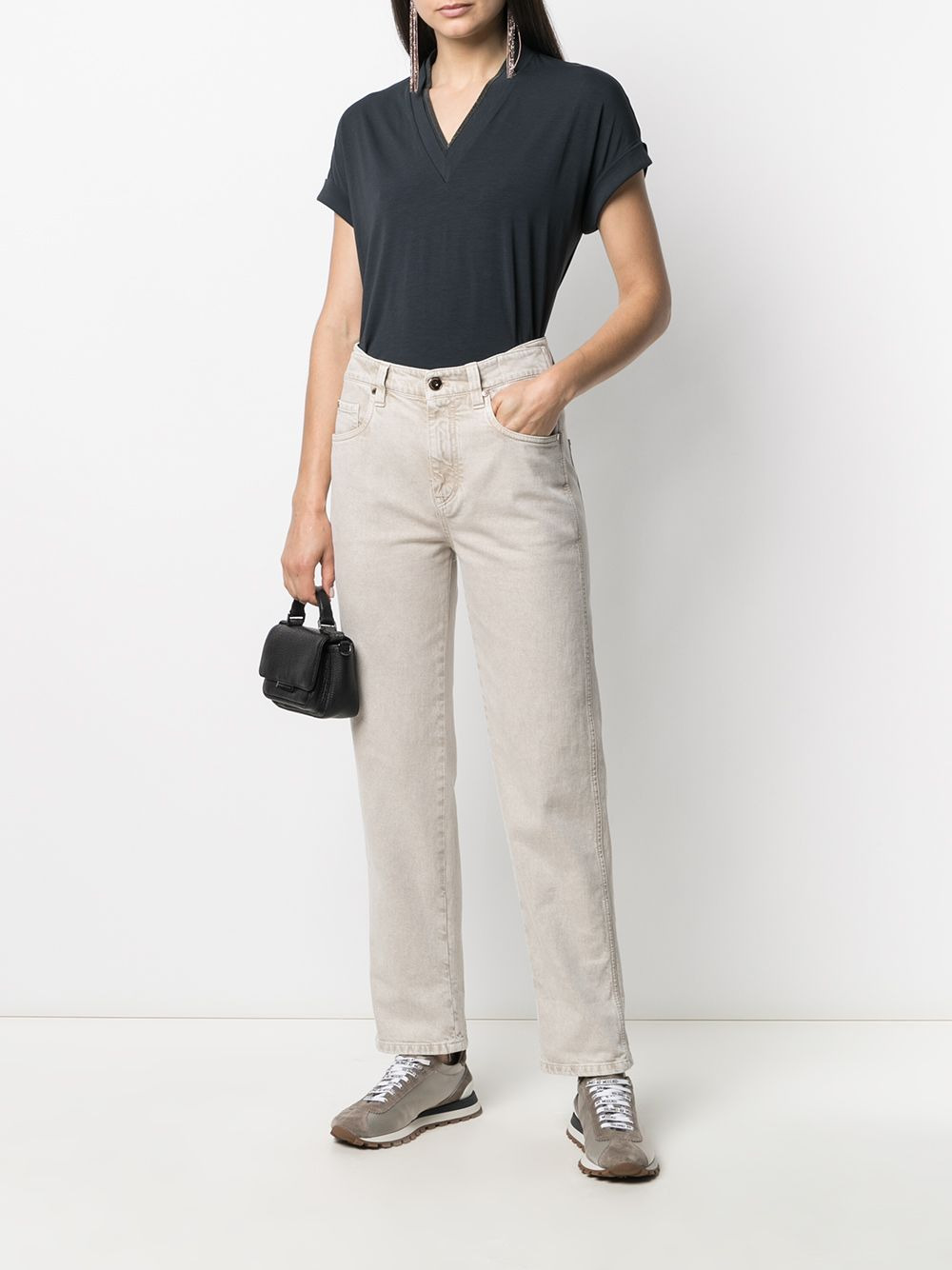 Brunello Cucinelli Women V-Neck Sweater - 2