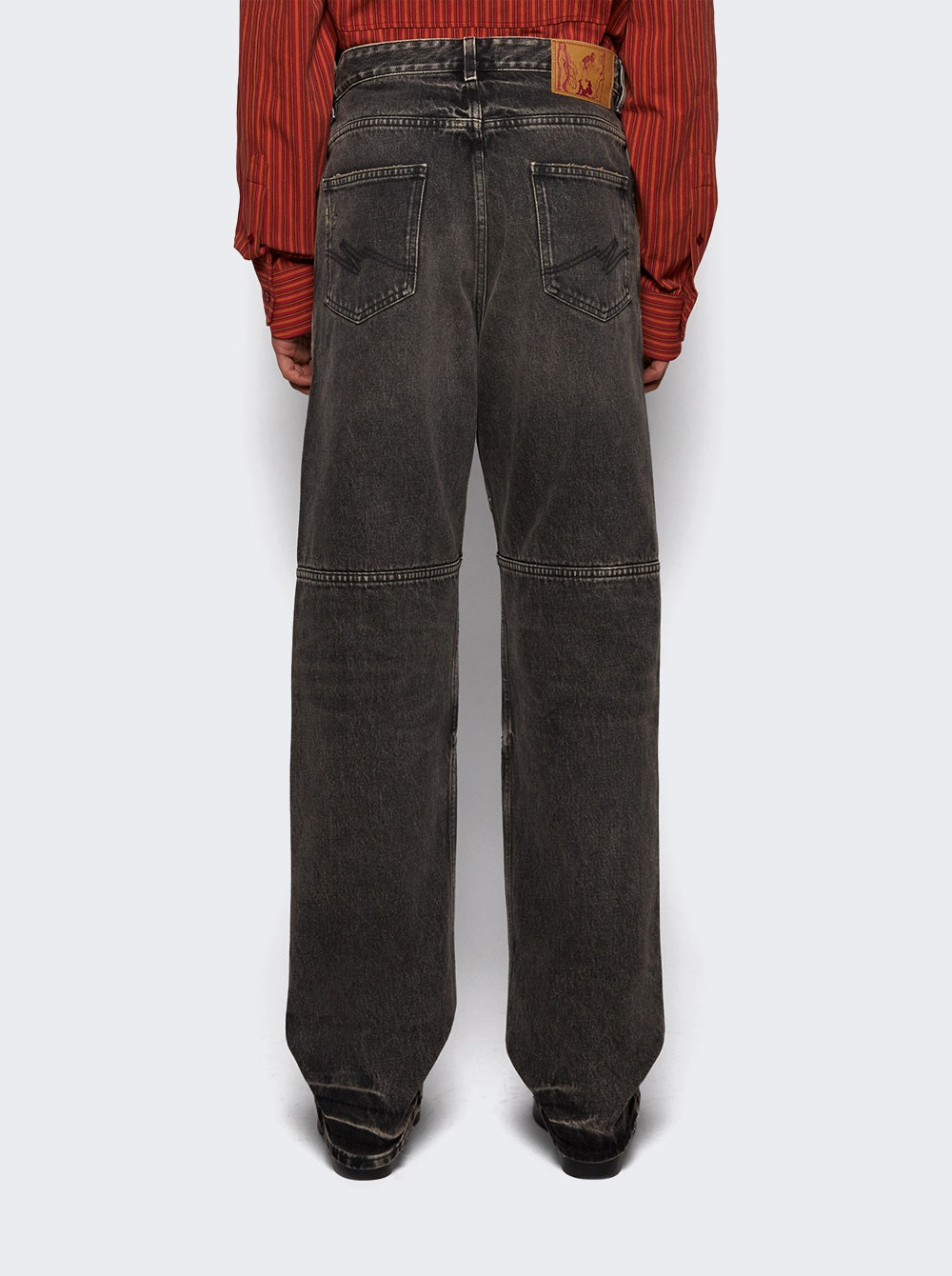 Panelled Jean Black - 4