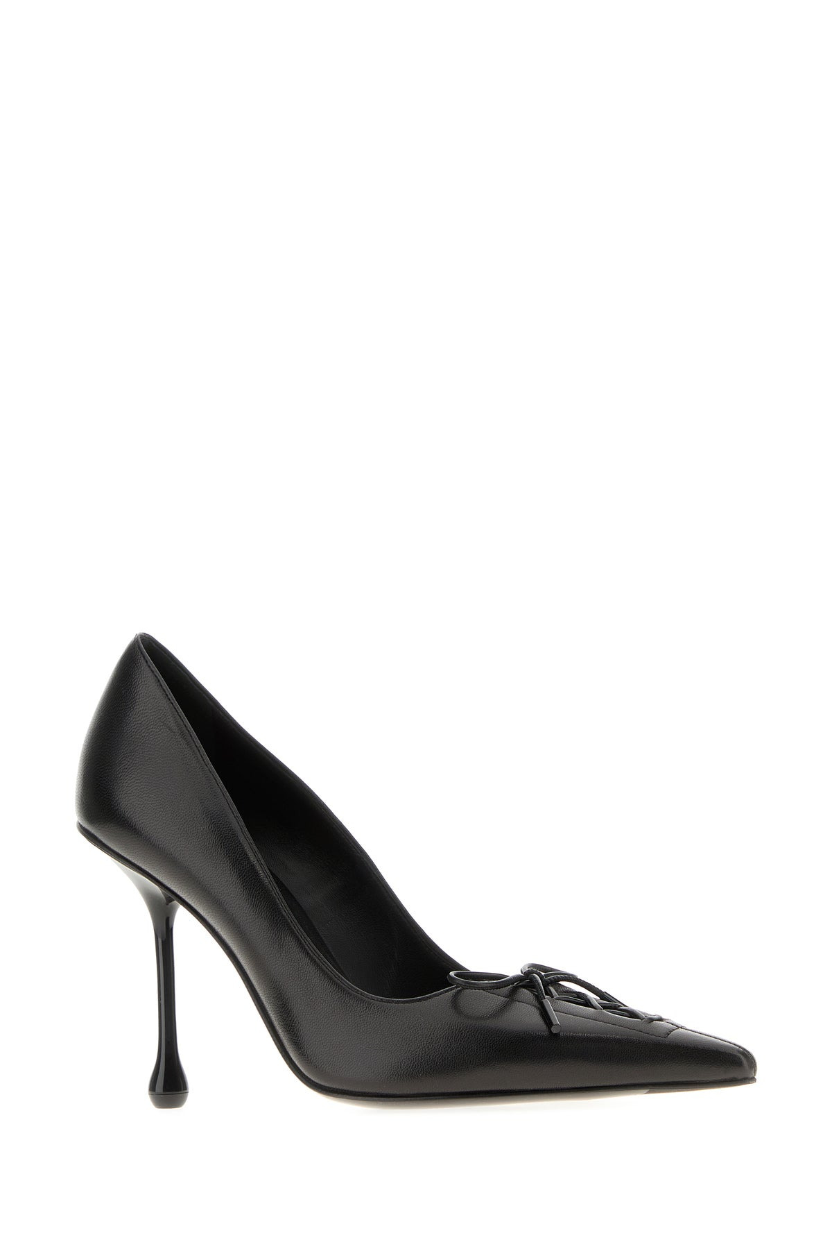 Black nappa leather Scarlett 95 pumps - 2