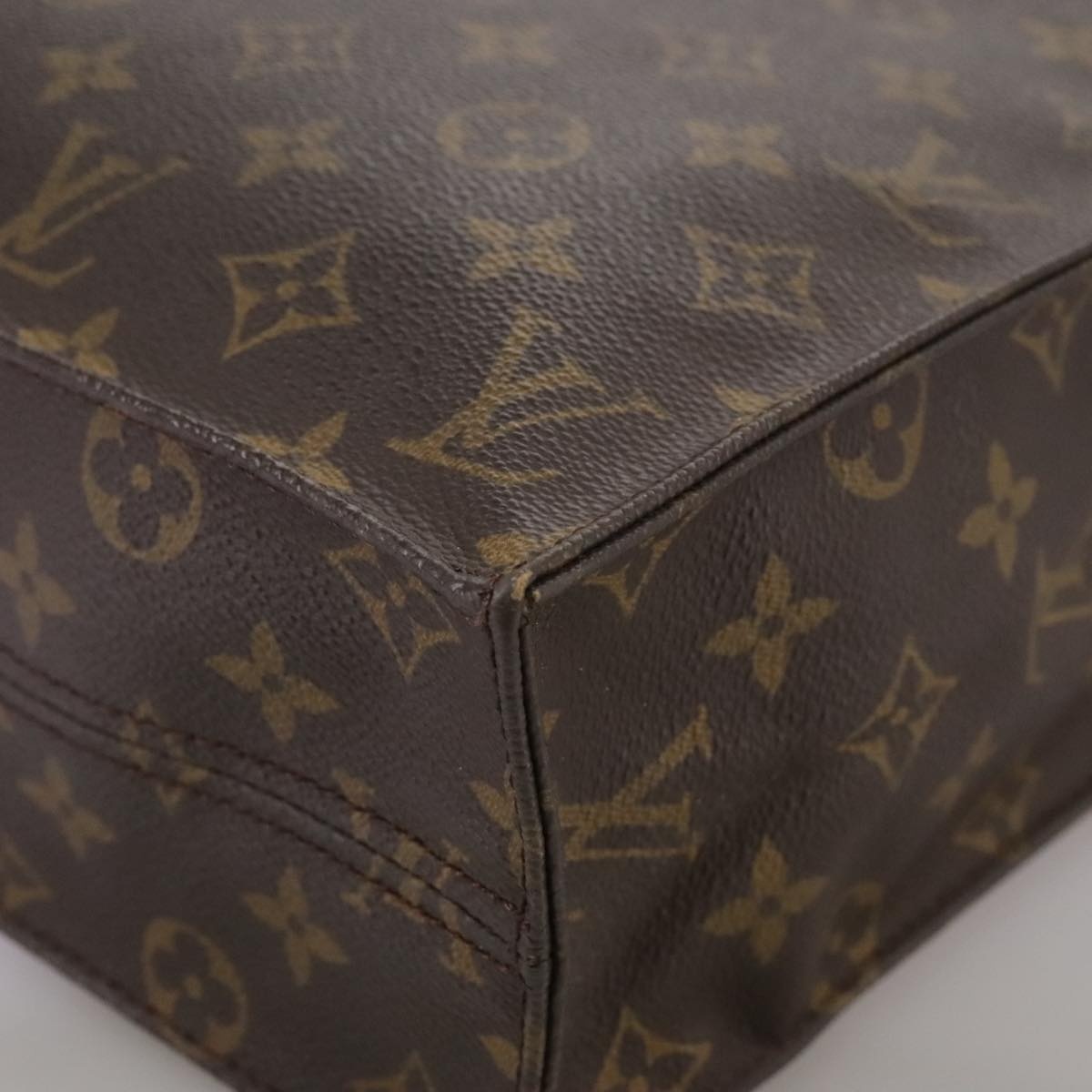 LOUIS VUITTON Monogram Sac Plat Hand Bag M51140 - 11