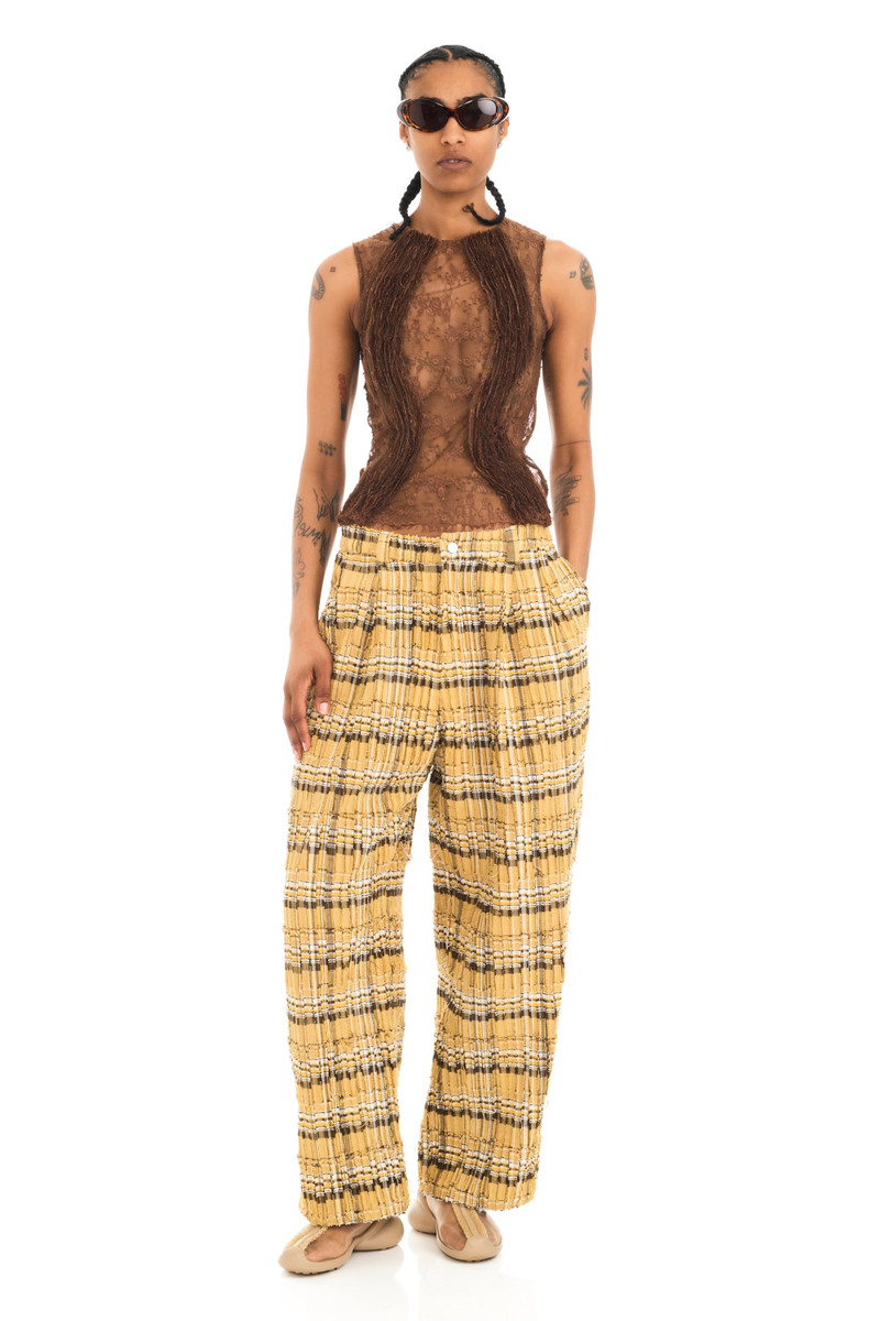 SUNFLOWER PLAID CATCHFLY PANT 1