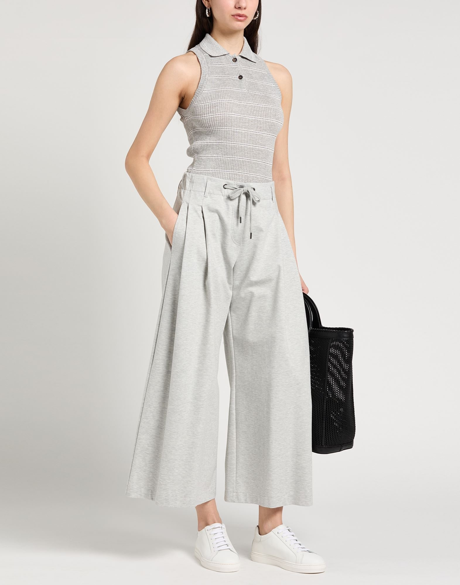 Light grey Women's Casual Pants - 3