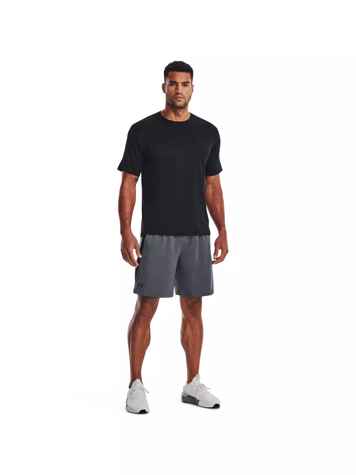 Men's Tech Vent Shorts-Grey - 3