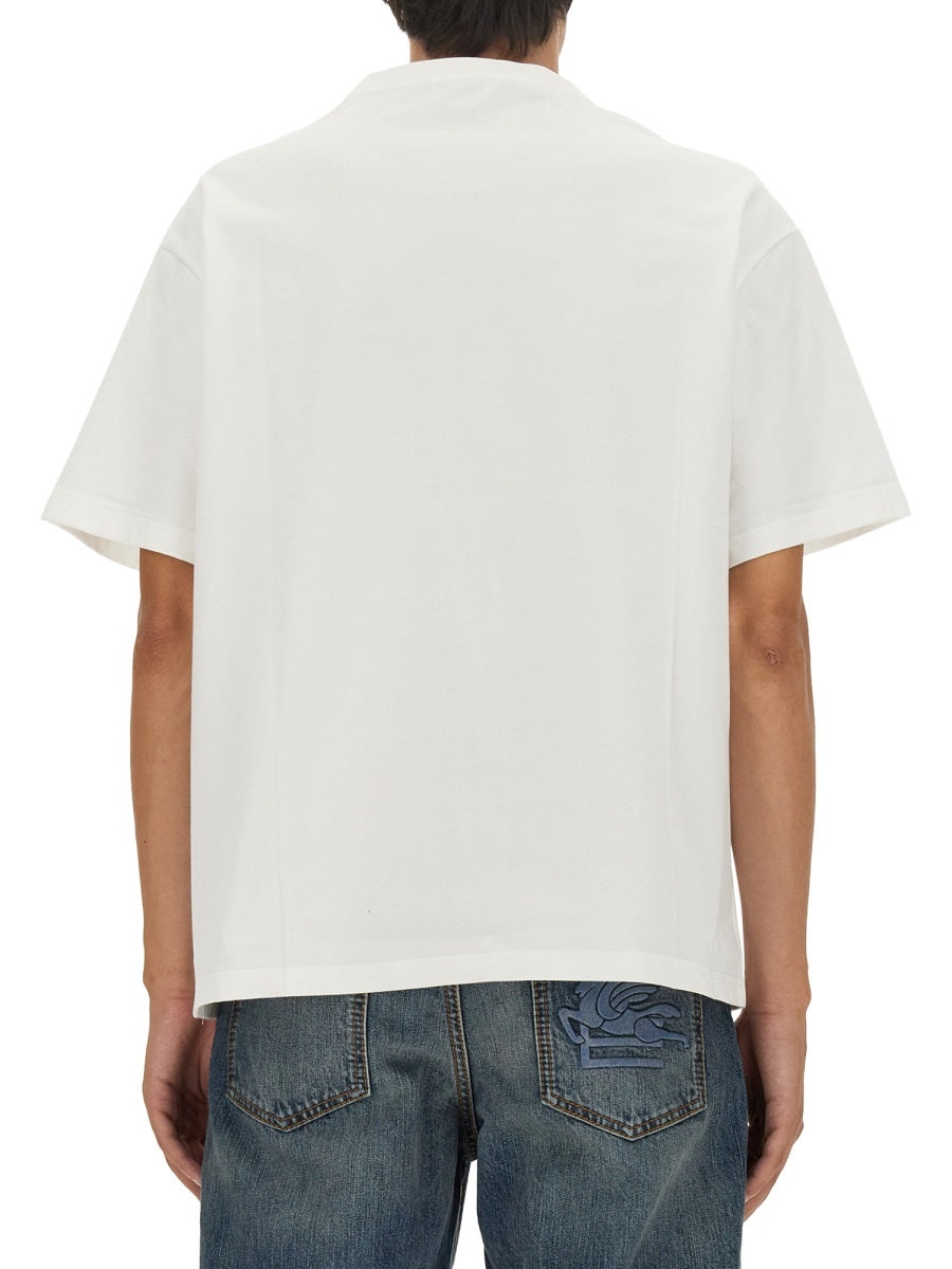 Etro Etro Men T-Shirt With Pegasus Embroidery | luosophy