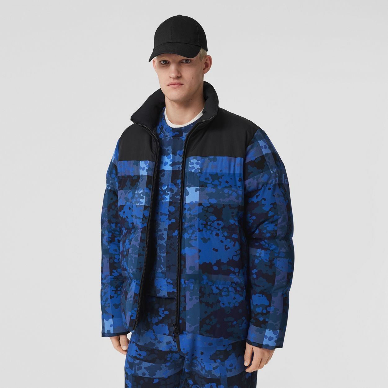 Camouflage Check Thermoregulated Puffer Jacket - 6