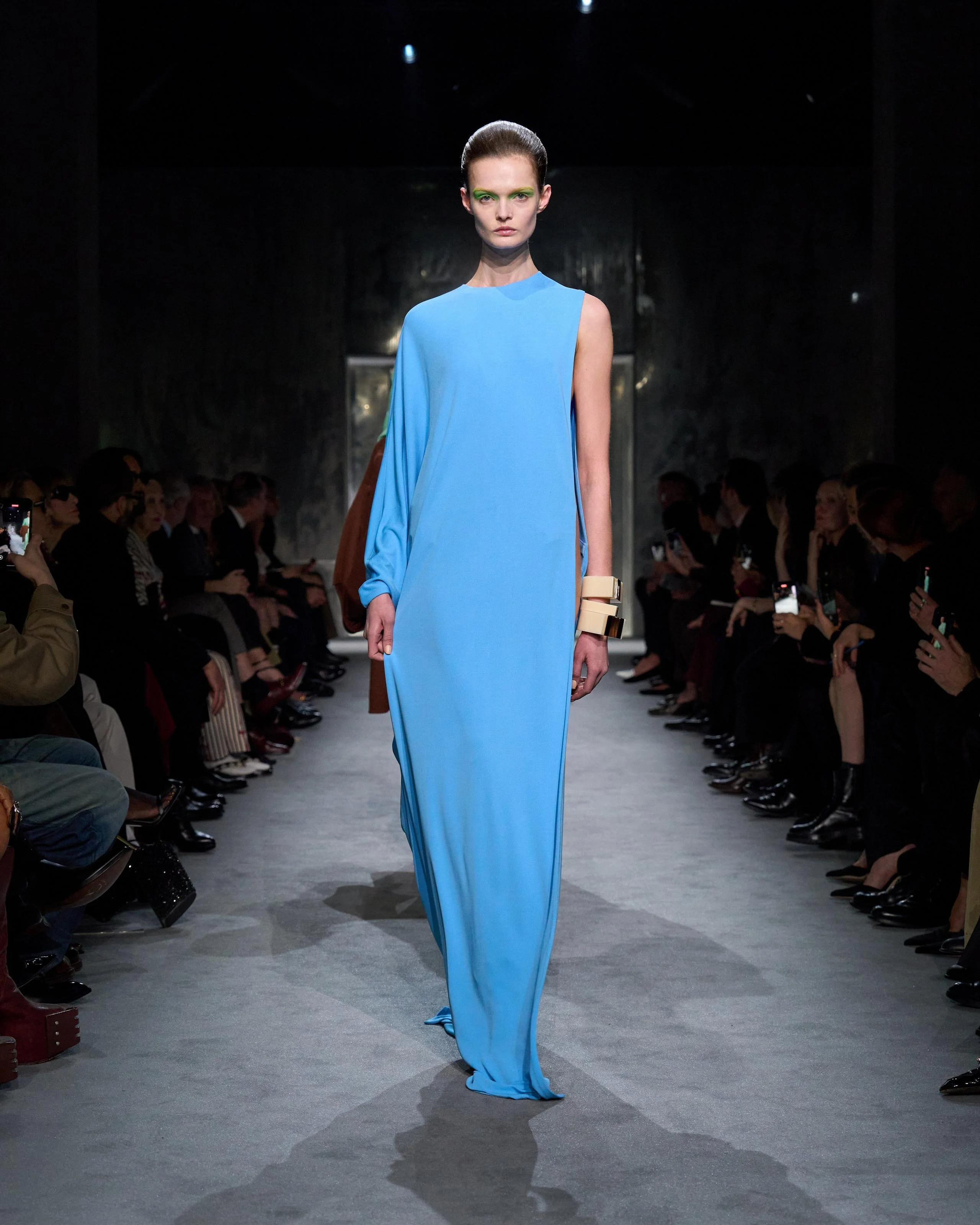 CREPE JERSEY EVENING DRESS - 1
