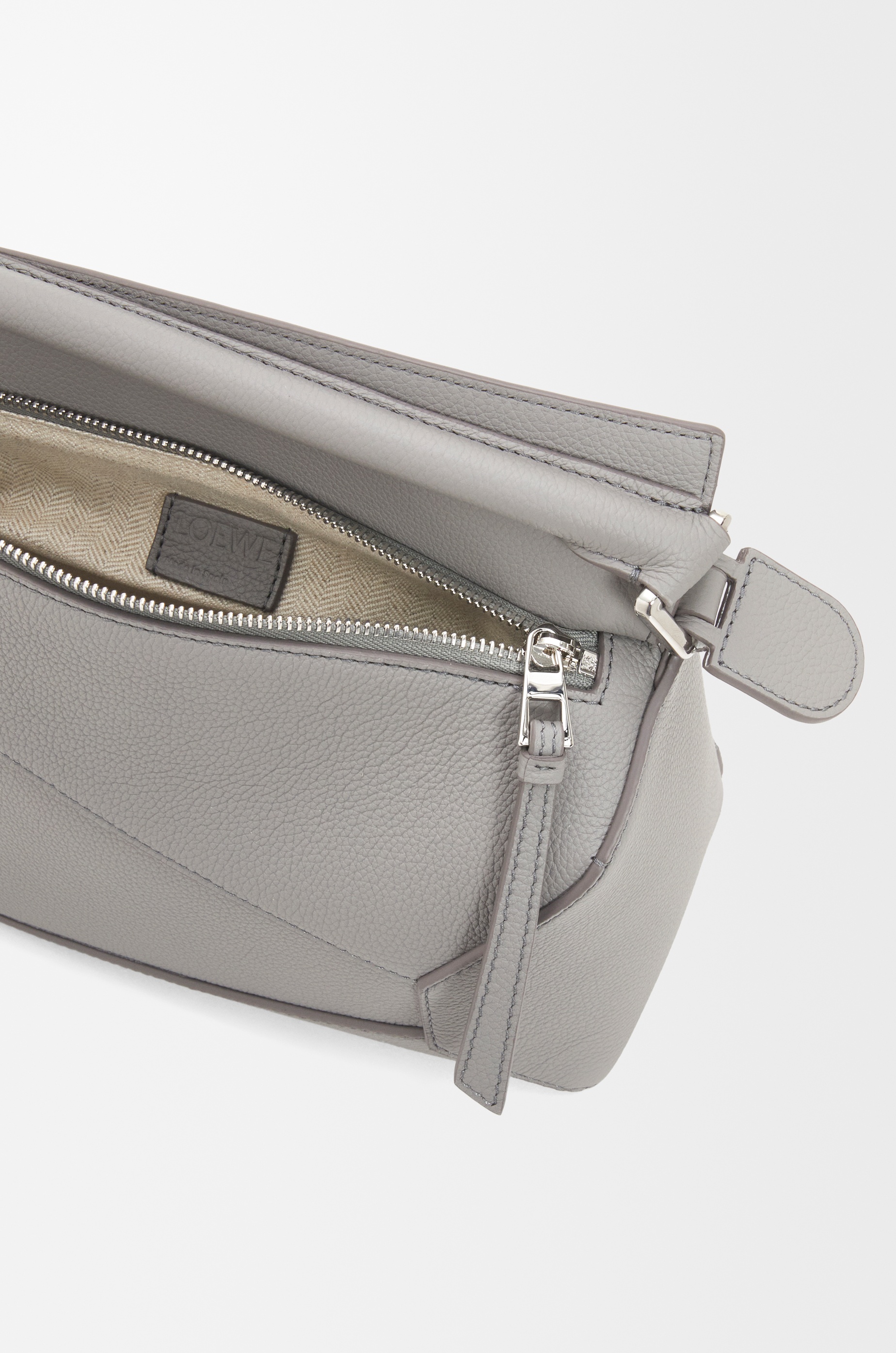 Small Puzzle bag in soft grained calfskin - 8