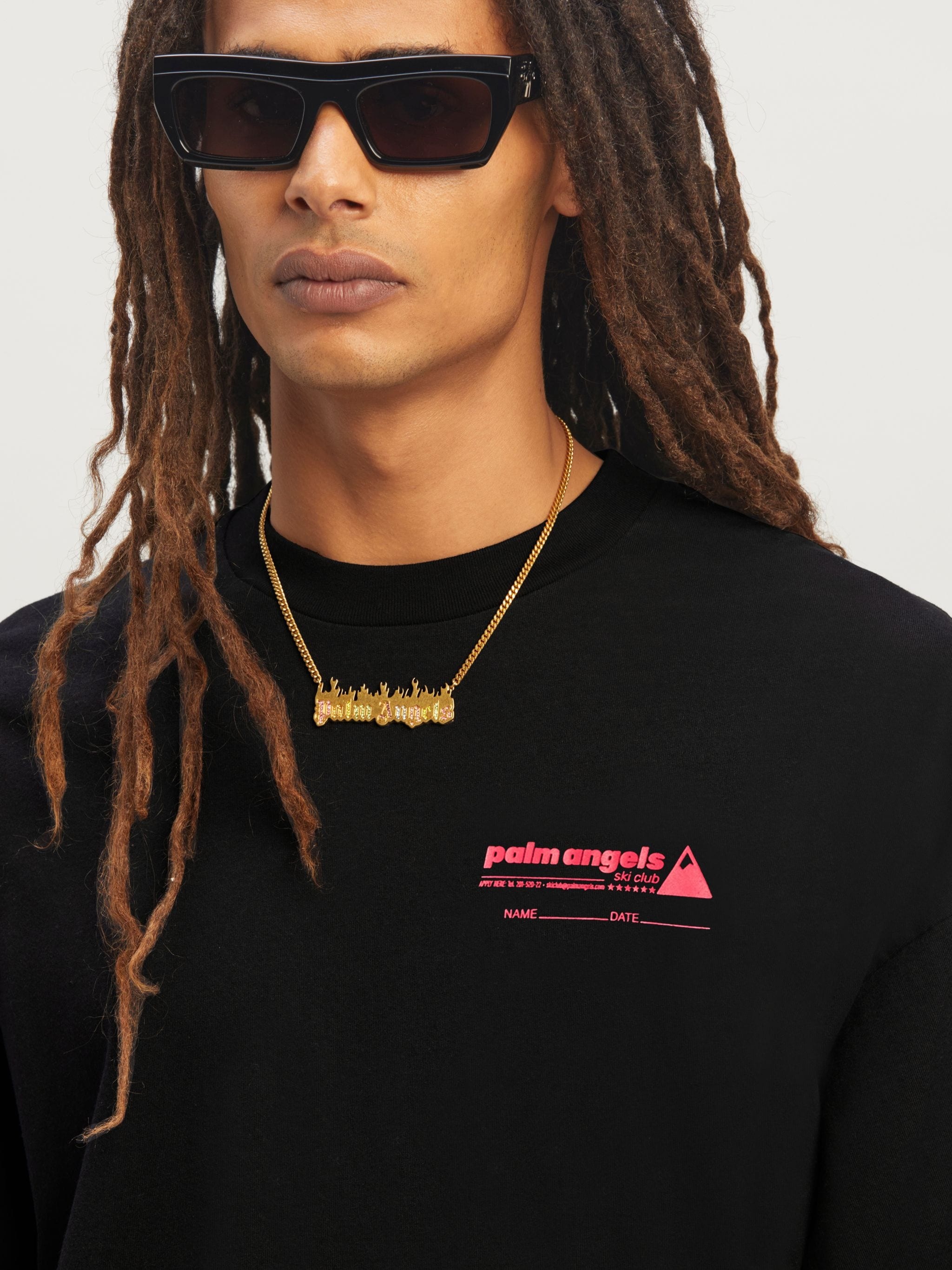 Palm Angels PA Ski Club Classic Tee | REVERSIBLE