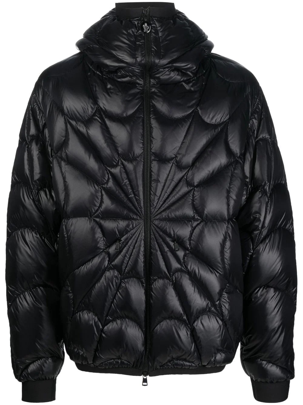 padded high-shine jacket - 1