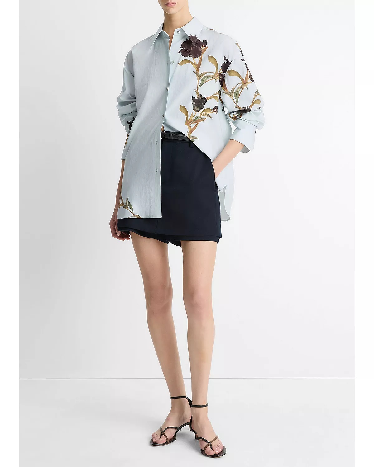 Placed Black Iris Shirt - 2