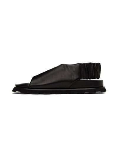 Proenza Schouler Black Slingback Fuss Sandals outlook