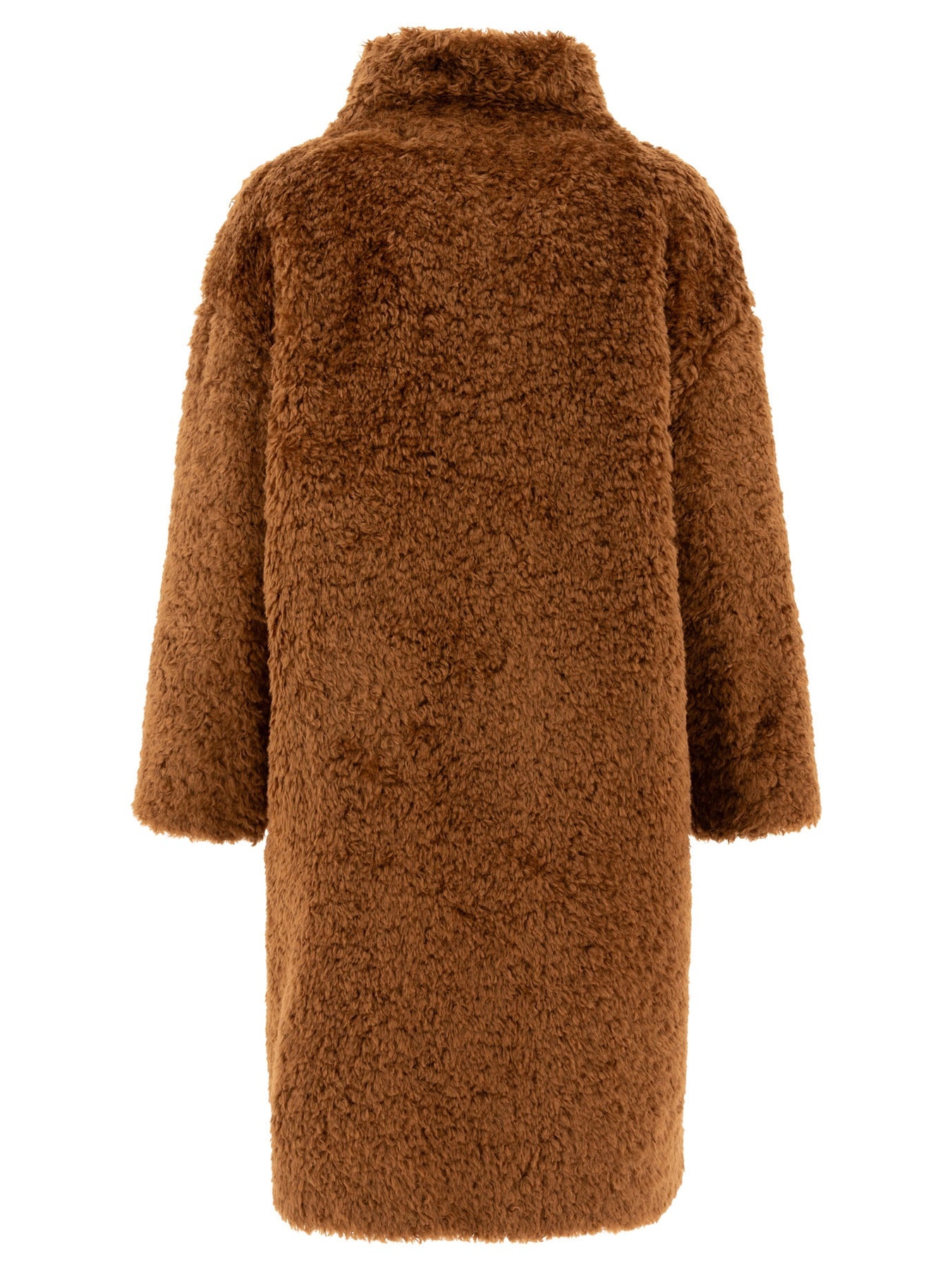 Teddy Long Coat Coats Brown - 2